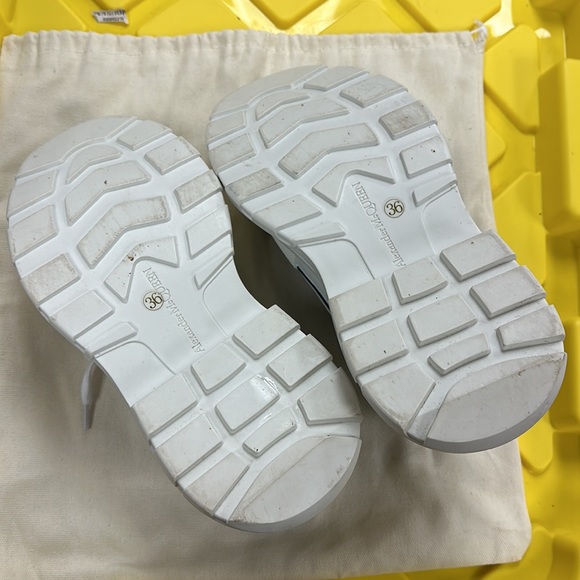 Indigo Denim Tread Slick Sneakers - Picture 12 of 13